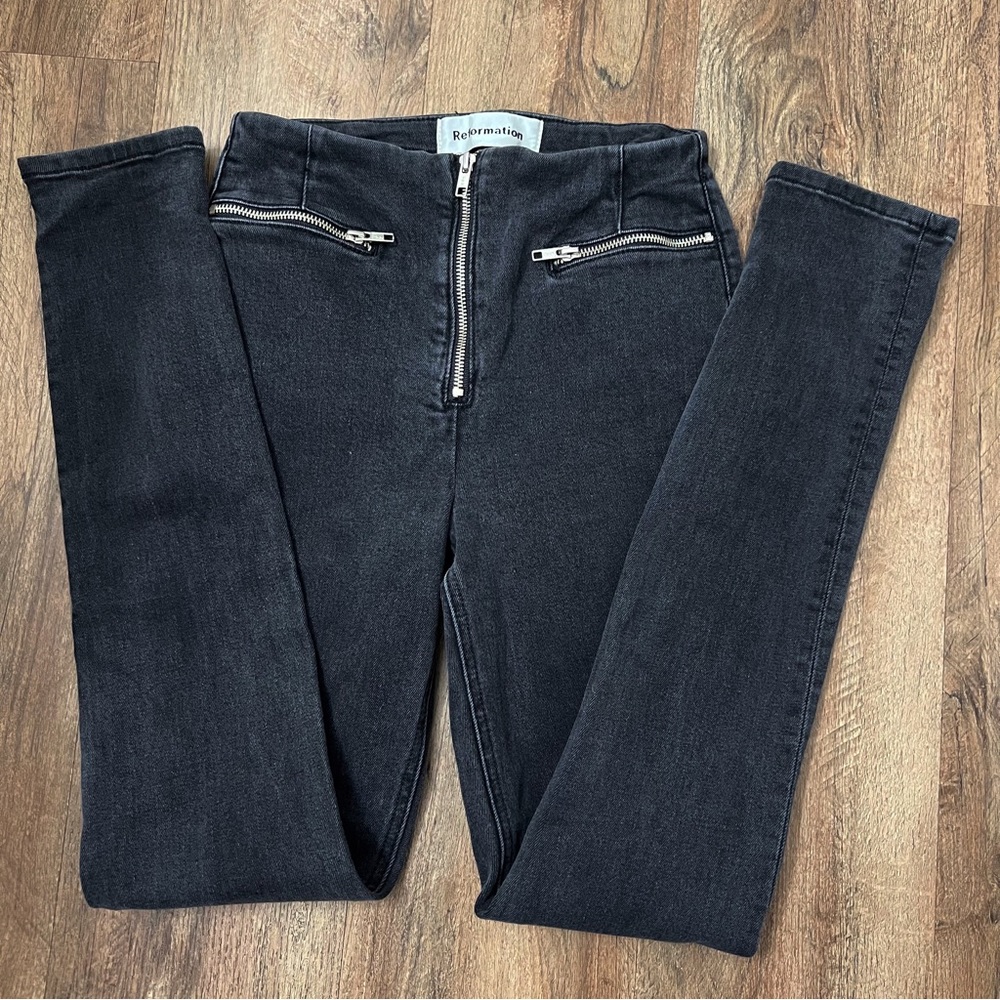 Reformation High Rise Niki‎ Jean in Argentine Wash